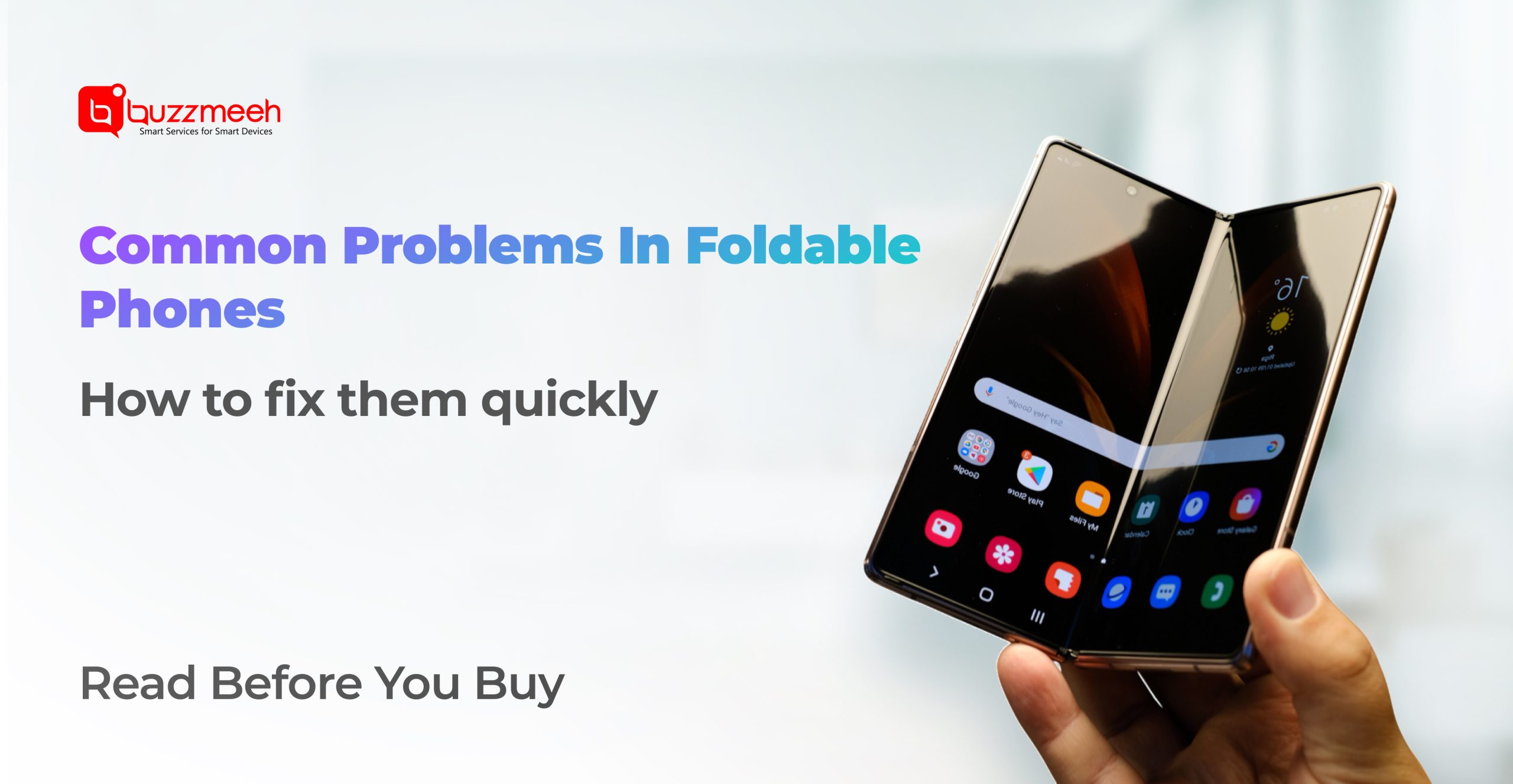 Comman Problems in foldable phones