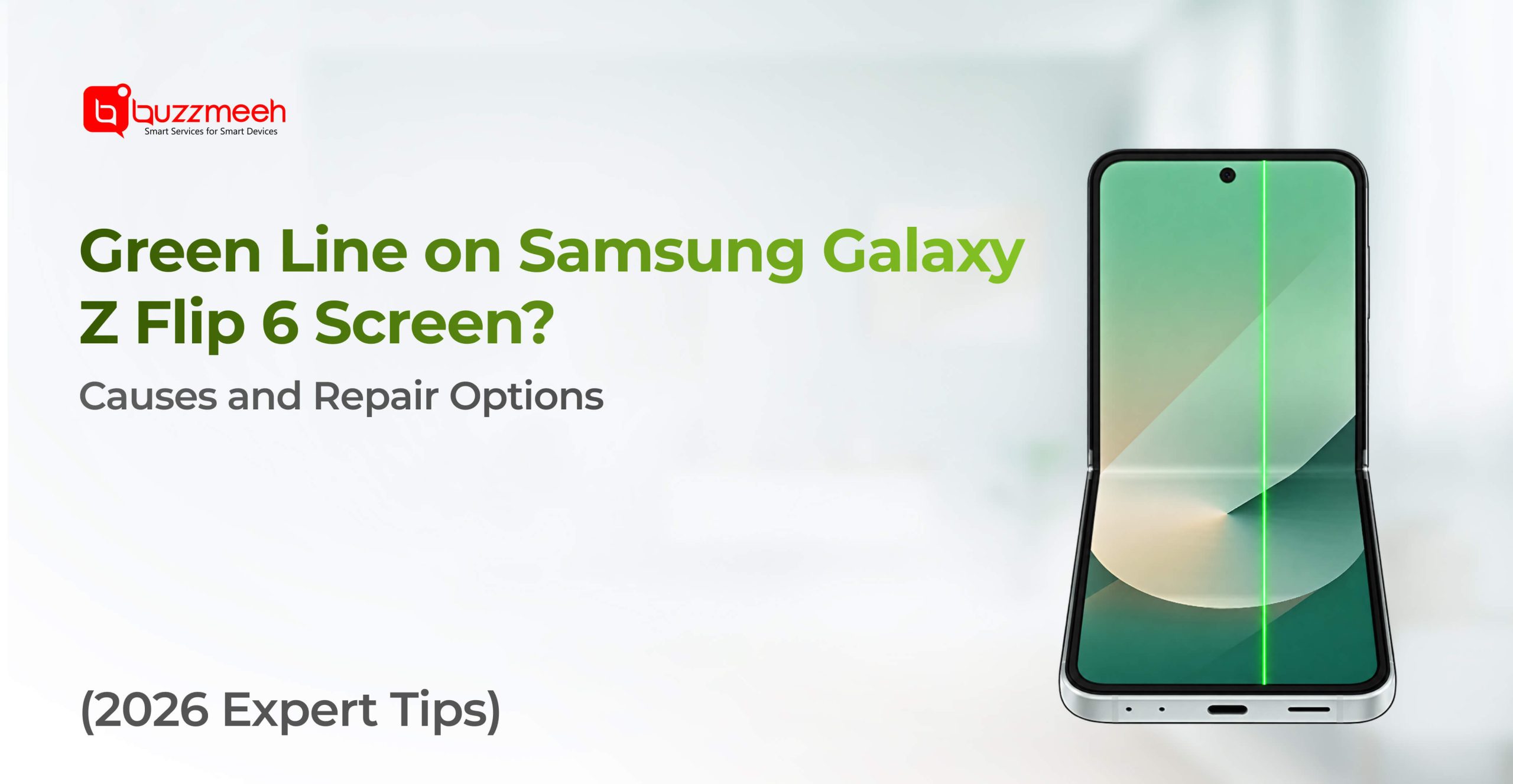 Green Line on Samsung Galaxy Z Flip 6 Screen