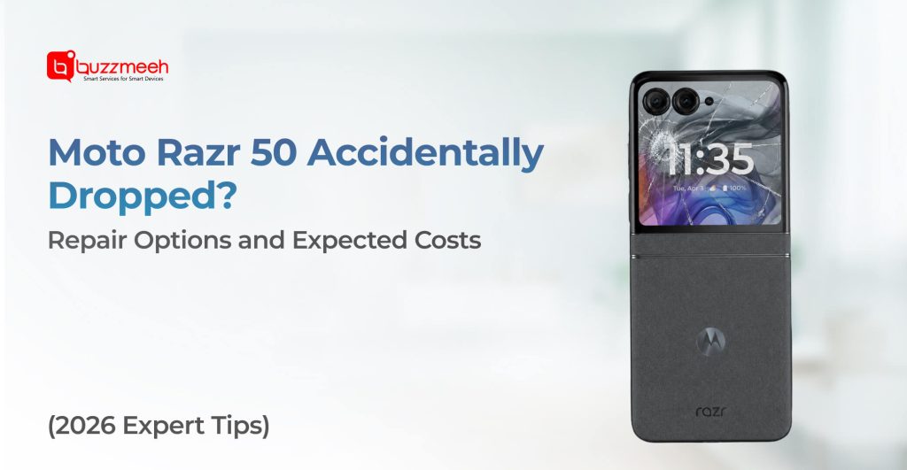 Moto Razr 50 Accidentally Dropped? Repair Options and Expected Costs