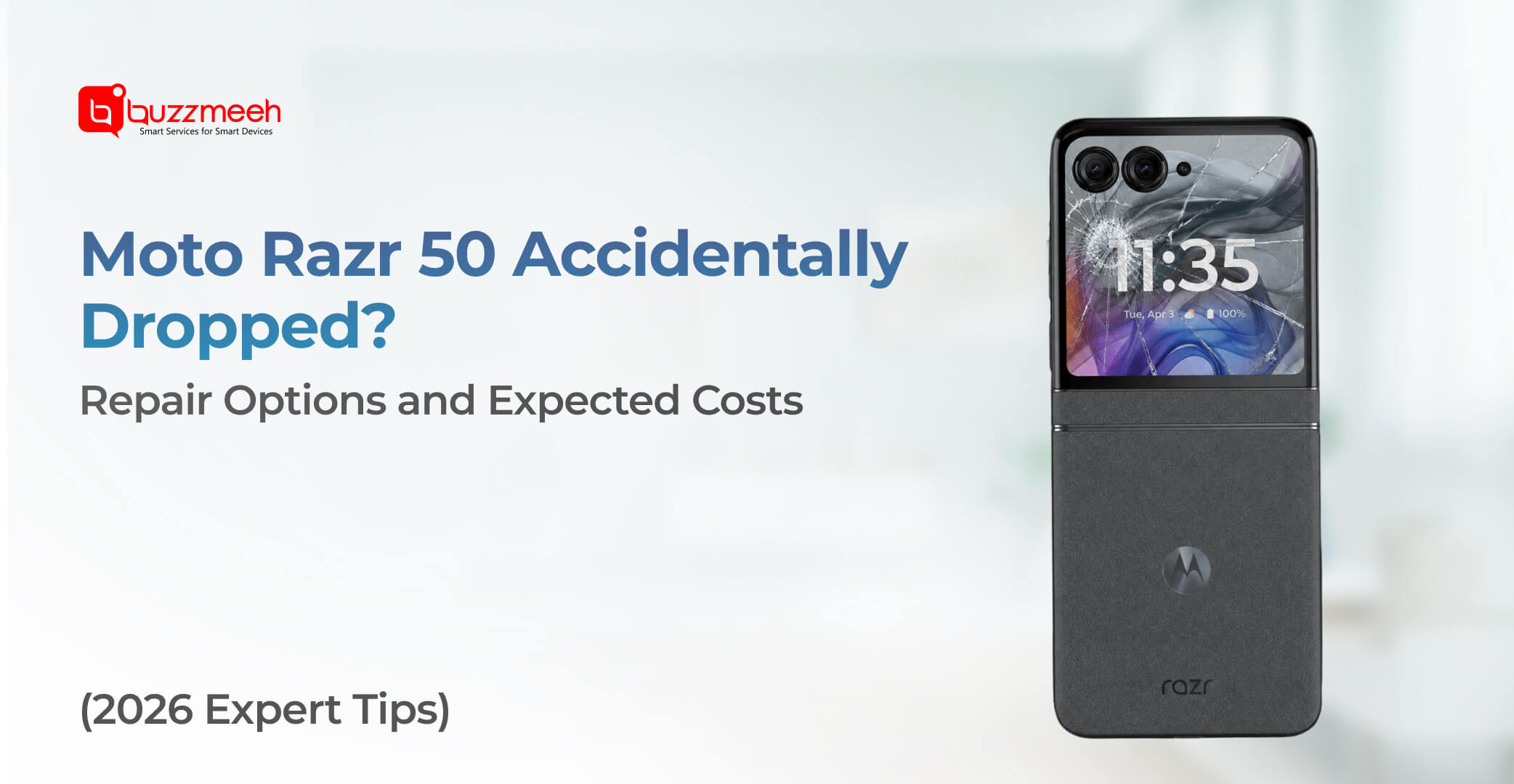 Moto Razr 50 Accidentally Dropped? Repair Options and Expected Costs