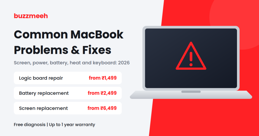 Common MacBook Problems and How to Fix Them (2026 Guide for MacBook Air & Pro)