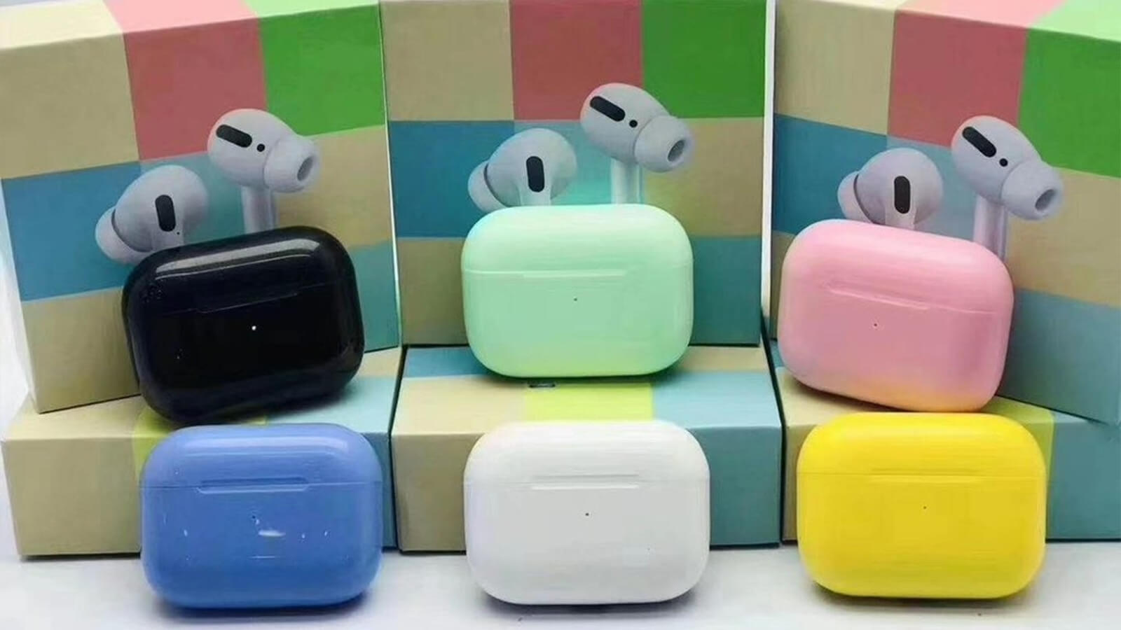 Colored AirPods